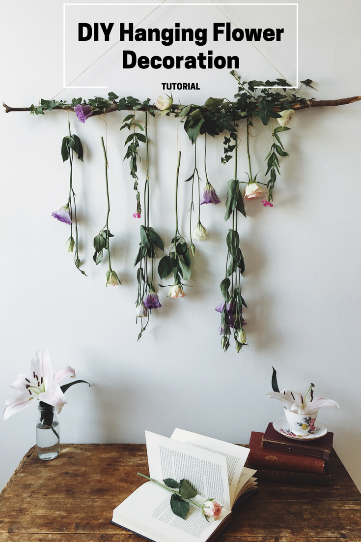 Tutorial: DIY Hanging Flower Decoration