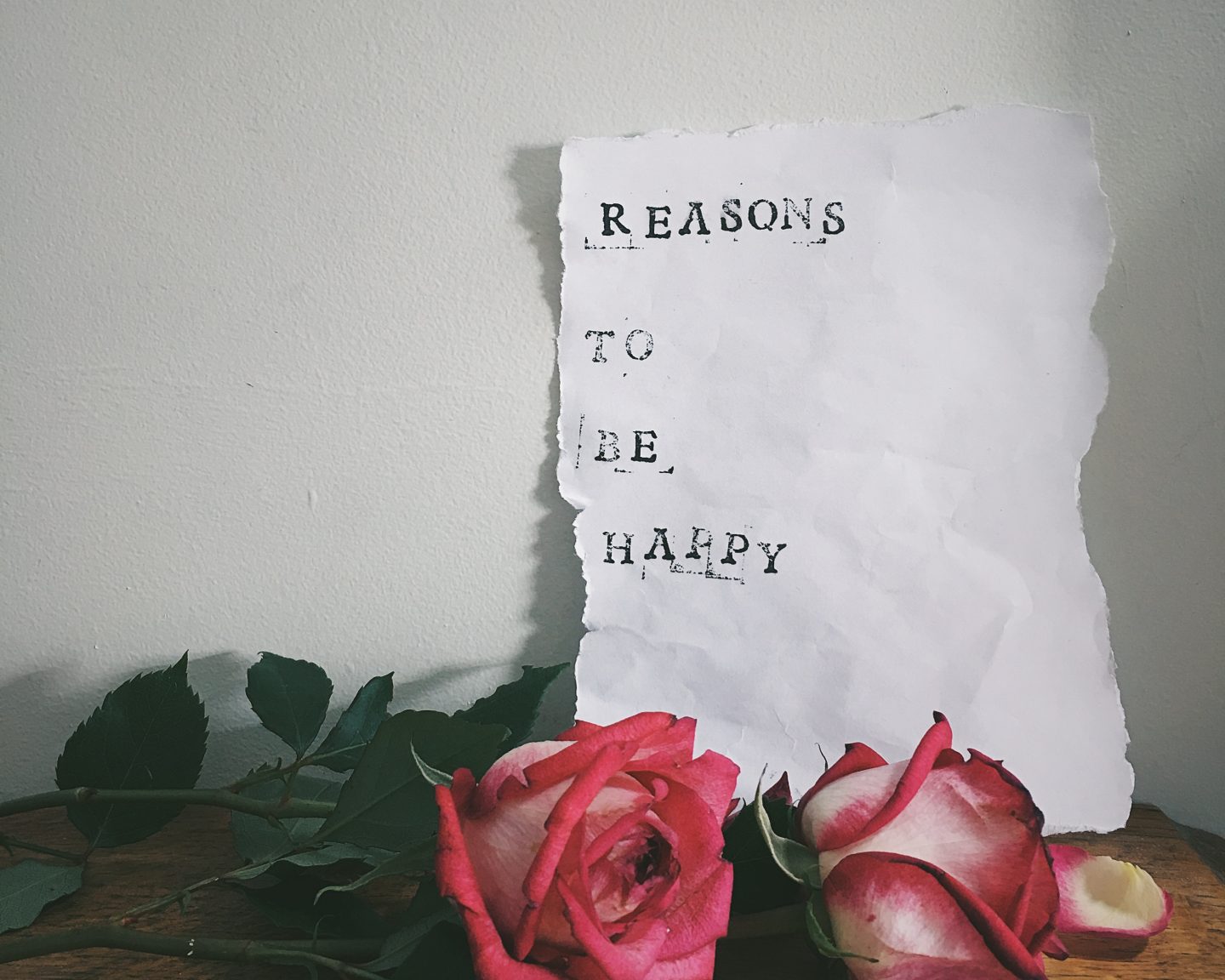 Reasons to be happy